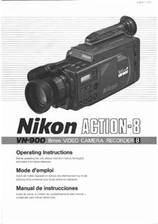 Nikon VN 900 manual. Camera Instructions.